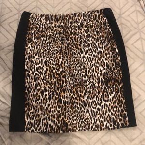 Cute cheetah skirt! Like new!